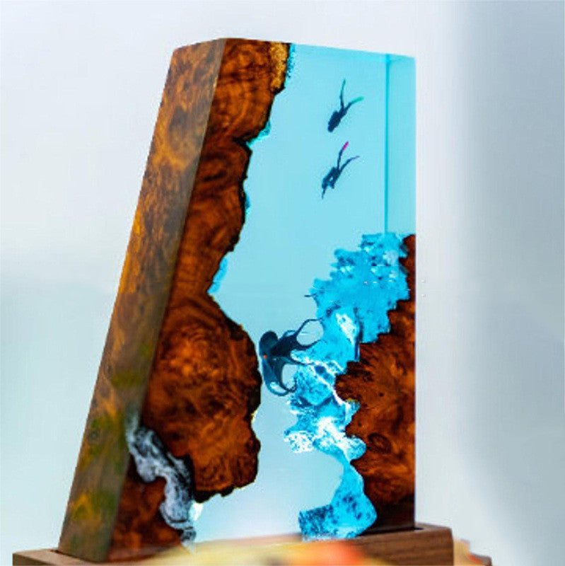 Creative Diver Marine Animal Small Night Lamp - Bellarte Enchanté Creative Diver Marine Animal Small Night Lamp